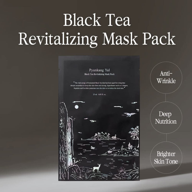 Black Tea Revitalizing Mask Pack | Pyunkang Yul