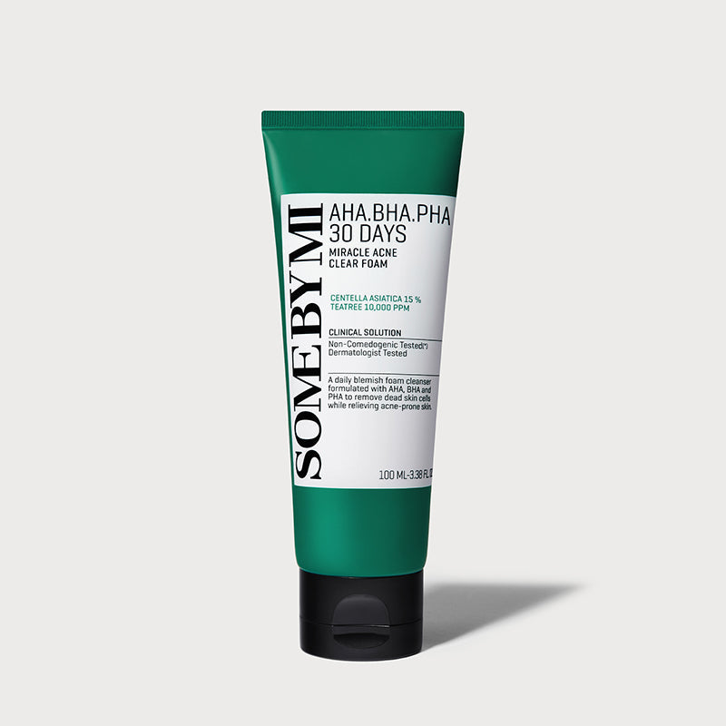 AHA BHA PHA 30 Days Miracle Acne Clear Foam | SOME BY MI