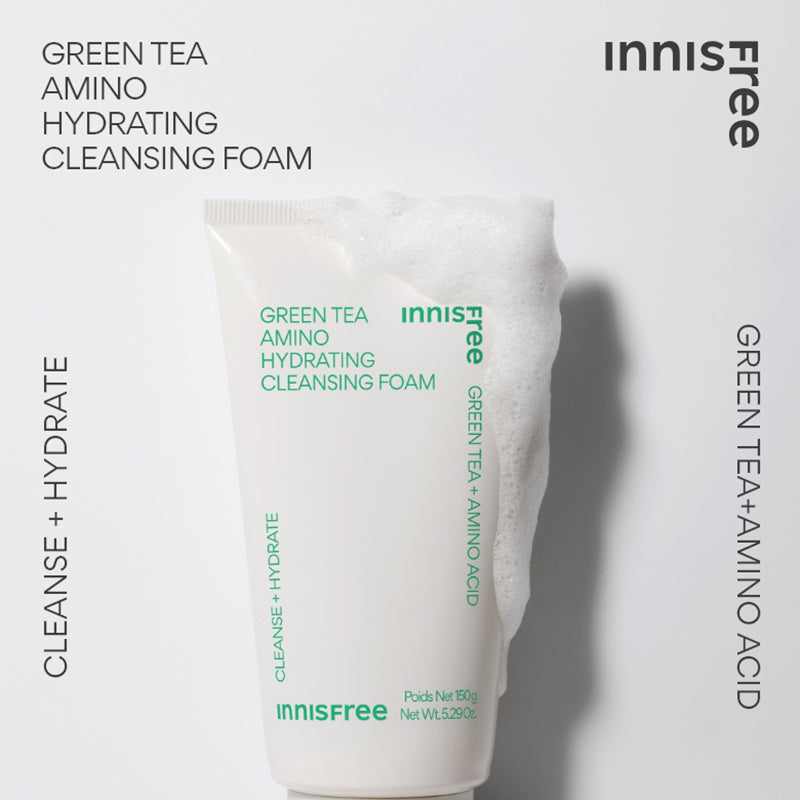 Green Tea Amino Hydrating Cleansing Foam | INNISFREE